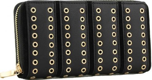 Kelly-Black-eyelet-zip-purse-1